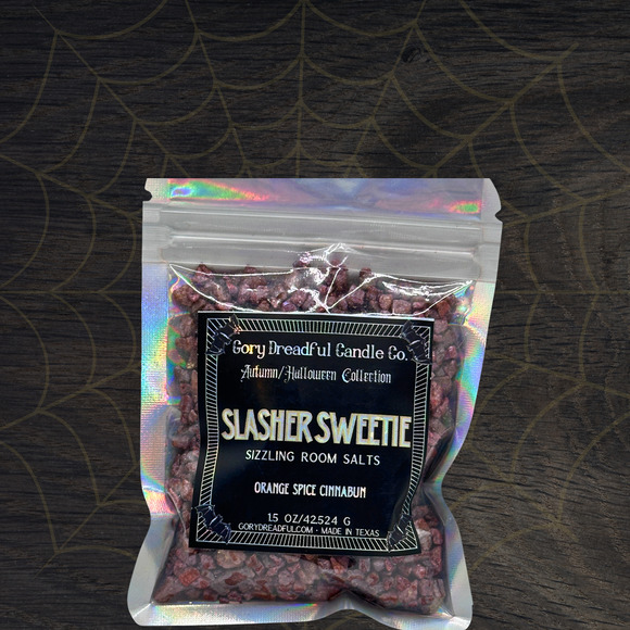 Slasher Sweetie Sizzling Room Salt Crystal Potpourri: Orange Spice Cinna - Mini - Picture 1 of 7